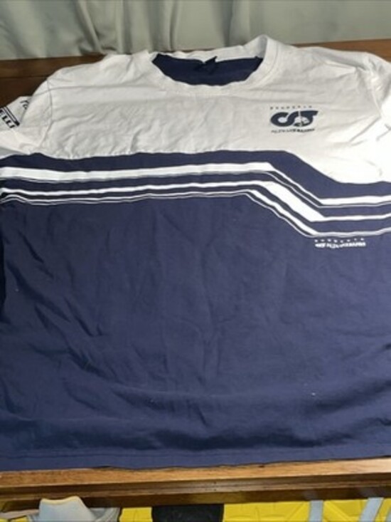 scuderia alphatauri shirt Navy White Men’s Tee Size XXL - Picture 7 of 11